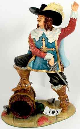 Appraisal: Royal Doulton Resin Figure of D'Artagnan HN