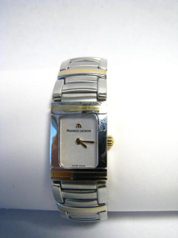 Appraisal: Lady's Maurice LaCroix stainless and K watch sapphire crystal