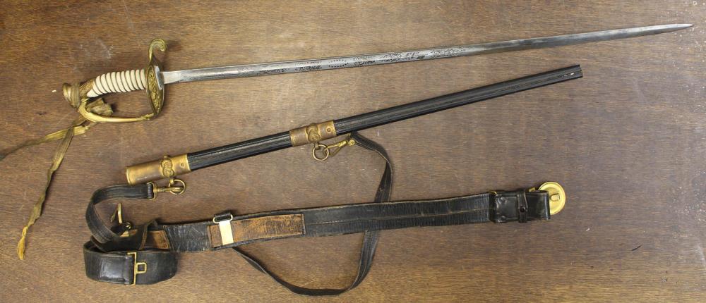 Appraisal: B PASQUALE CO U S NAVY OFFICERS SWORD