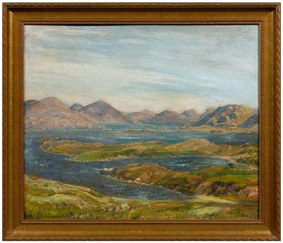 Appraisal: Painting Herbert F Royle British - signed lower right H