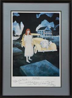 Appraisal: George Rodrigue - My Yellow Rolls Royce th c serigraph