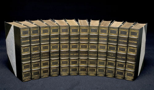 Appraisal: WITH A LEAF OF MANUSCRIPT SETS AND BINDINGS Cooper J