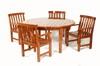 Appraisal: DINING SUITE - Five piece contemporary mahogany dining suite made