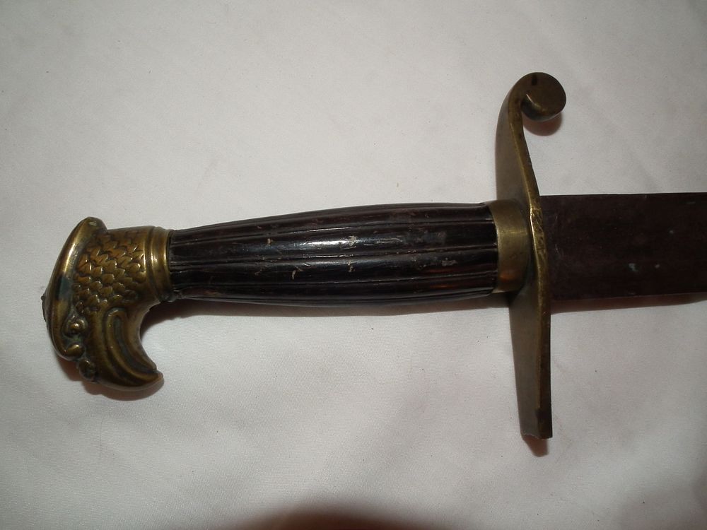 Appraisal: EAGLE POMMEL SWORD Early 's US eagle pommel sword with