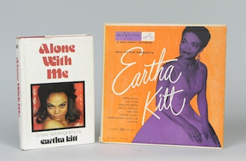 Appraisal: A Lot of Two Eartha Kitt Items Including a Signed