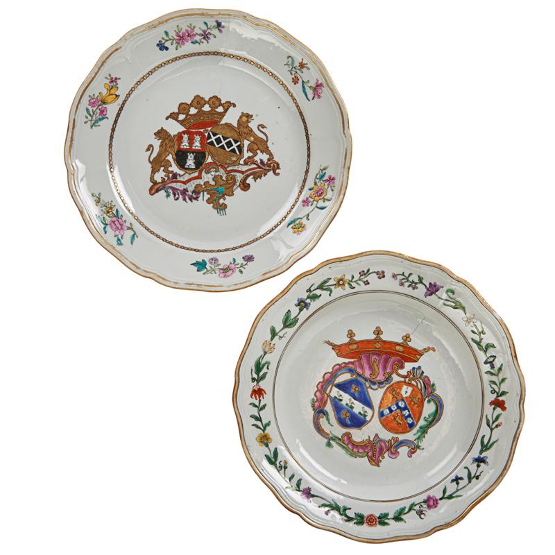 Appraisal: CHINESE ARMORIAL PORCELAIN Condition Report