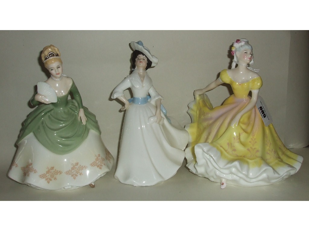 Appraisal: Three Doulton figures Ninette HN Margaret HN and Soiree HN