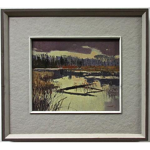 Appraisal: DONALD APPELBE SMITH CANADIAN - EVENING MARSH COUNTRY OIL ON