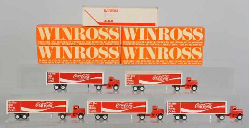 Appraisal: Lot of Diecast Winross Coca-Cola Trucks Description s to s