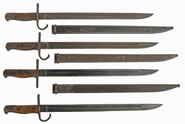 Appraisal: lot of Japanese Model bayonets for use with Type and