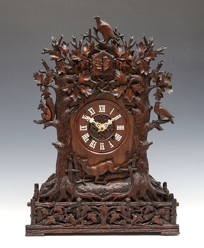 Appraisal: Theodore Ketterer black forest cuckoo clock Black forest cuckoo clock