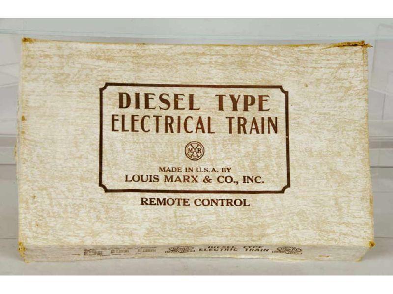 Appraisal: Marx Diesel Type Electric Baltimore Ohio Freight Description Includes Baltimore