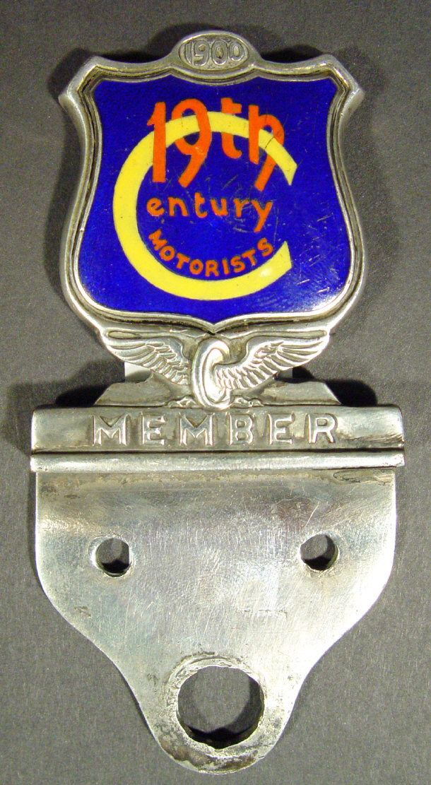 Appraisal: Metal car radiator badge for the ' th century Motorists