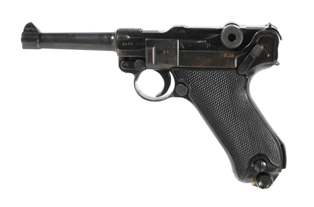 Appraisal: Nazi marked Luger Serial See images for detail Some pitting