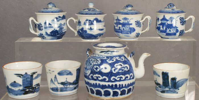 Appraisal: Chinese Export porcelain mostly Canton lot of pieces to include