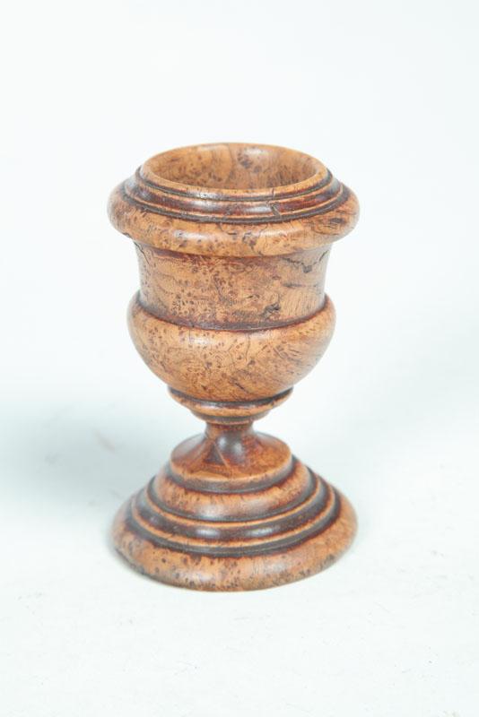 Appraisal: BURL SAFFRON CUP American th century Footed cup with good