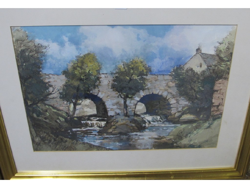 Appraisal: GREGOR IAIN SMITH Watercolour copy of a painting 'The Old