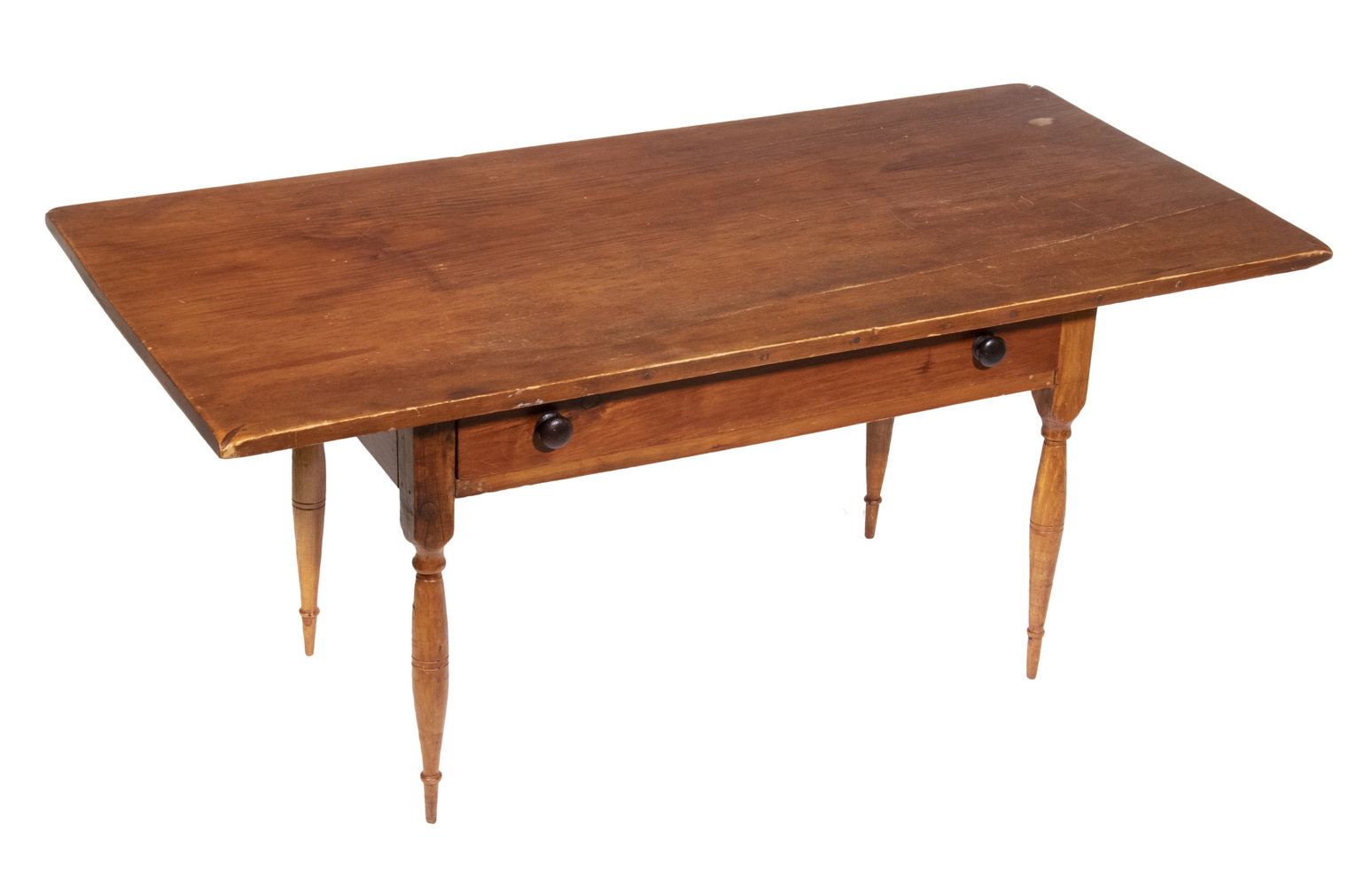 Appraisal: TH C SINGLE PLANK TAVERN TABLE CONVERTED TO A COFFEE