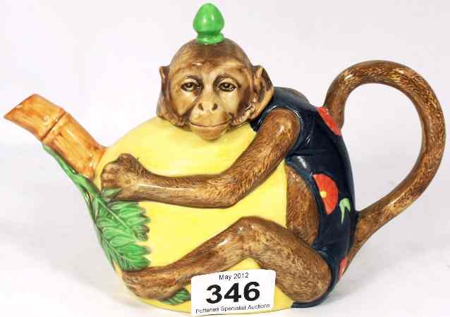 Appraisal: Minton Majolica Character Tea Pot Monkey Limited Edition Boxed