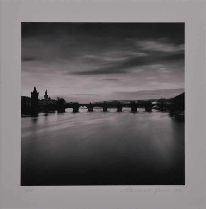 Appraisal: MICHAEL KENNA b CHARLES BRIDGE STUDY Gelatin silver print x