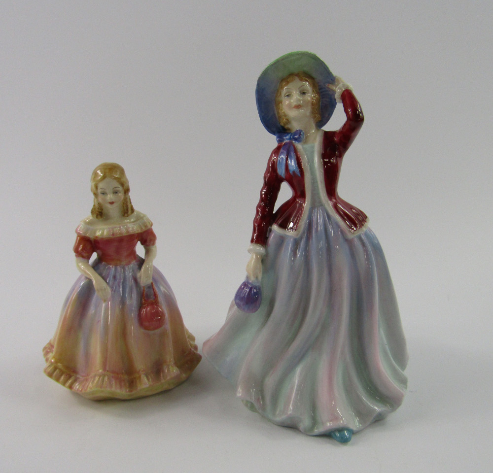 Appraisal: Two Paragon figures of Miss Margaret and Lady Evelyn