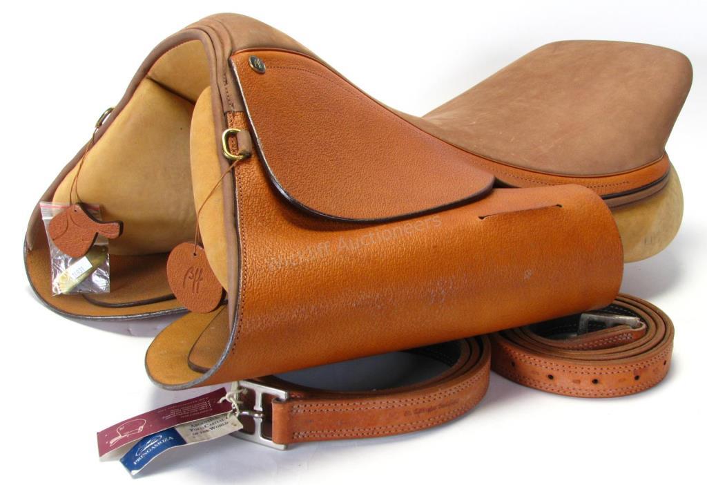 Appraisal: Bautista Heguy Leather Polo Saddle made with mm tanned leather