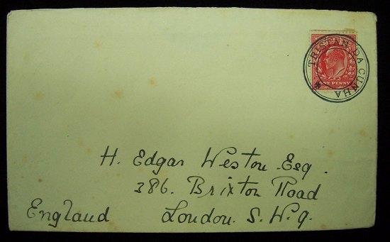 Appraisal: A Collection of envelopes from Tristan Da Cunha each with