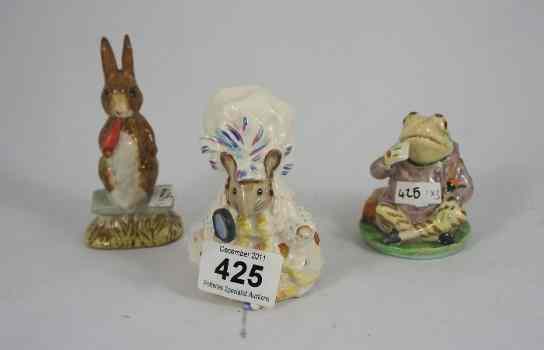 Appraisal: Beswick Beatrix Potter Figures Fierce Bad Rabbit Mr Jeremy Fisher