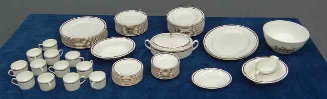 Appraisal: Ralph Lauren Wedgwood porcelain dinner service Over pieces imperfections