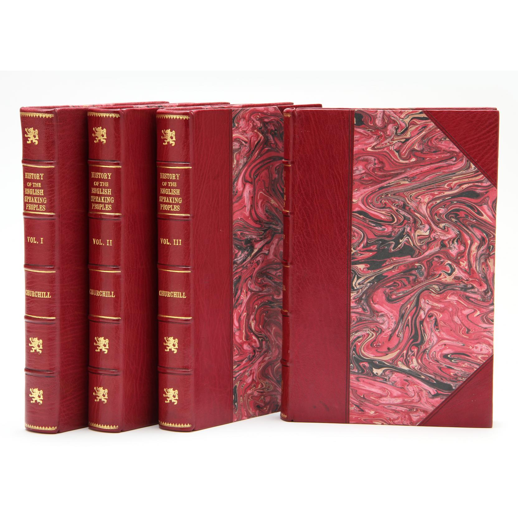 Appraisal: Churchill's English Speaking Peoples First Edition in Deluxe Binding Churchill