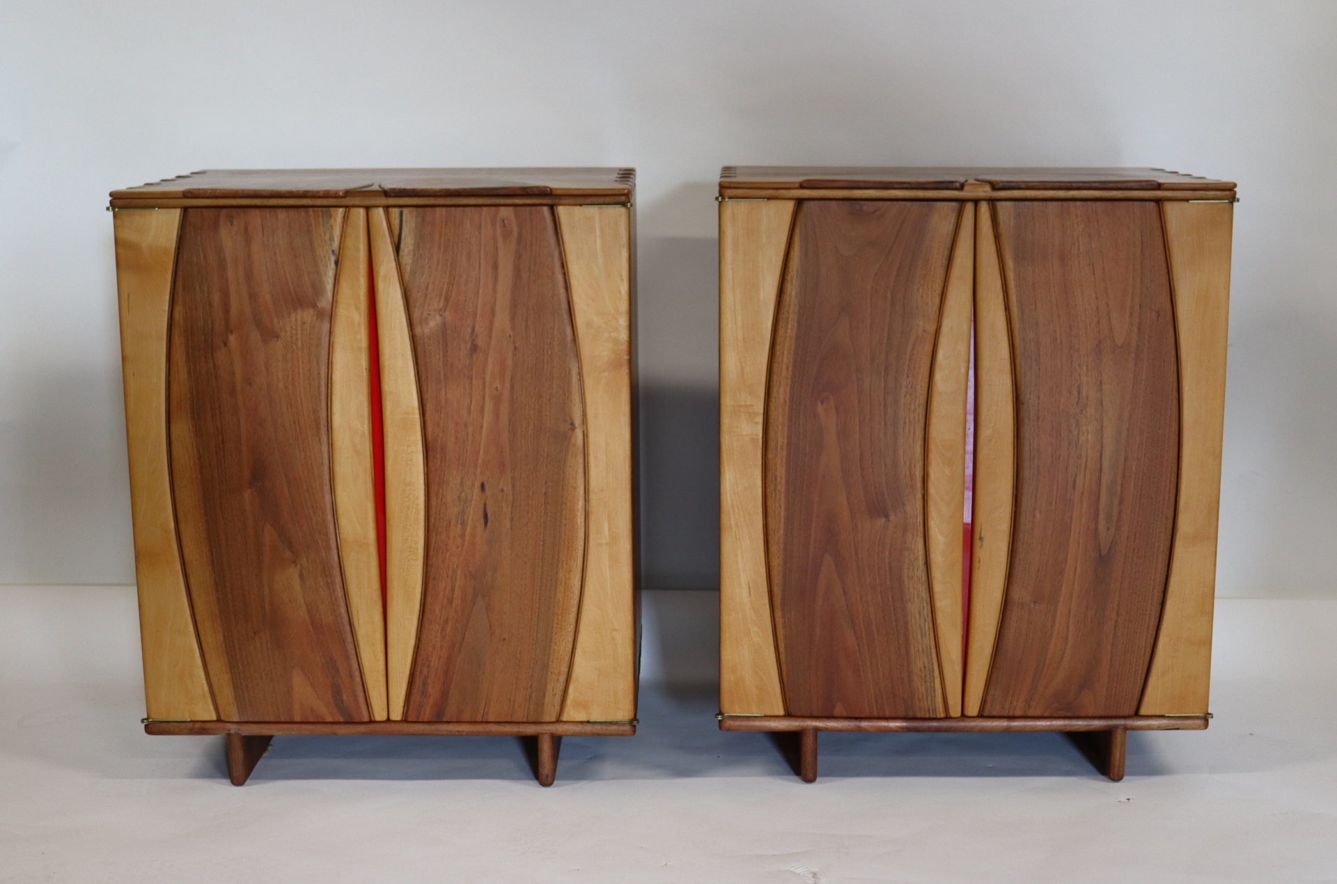 Appraisal: ARTHUR ESPENET CARPENTER PAIR OF DOOR Cabinets A rare pair