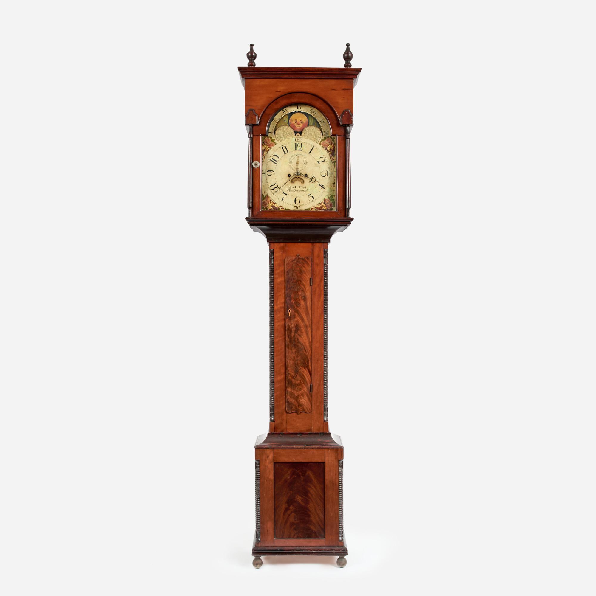 Appraisal: PENNSYLVANIA TALL-CASE CLOCK BY SAMUEL HOFFORD TH C A Pennsylvania