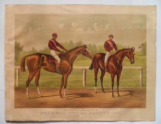 Appraisal: Currier Ives lithograph Currier Ives- ''Potomac and Masher''- lithograph with