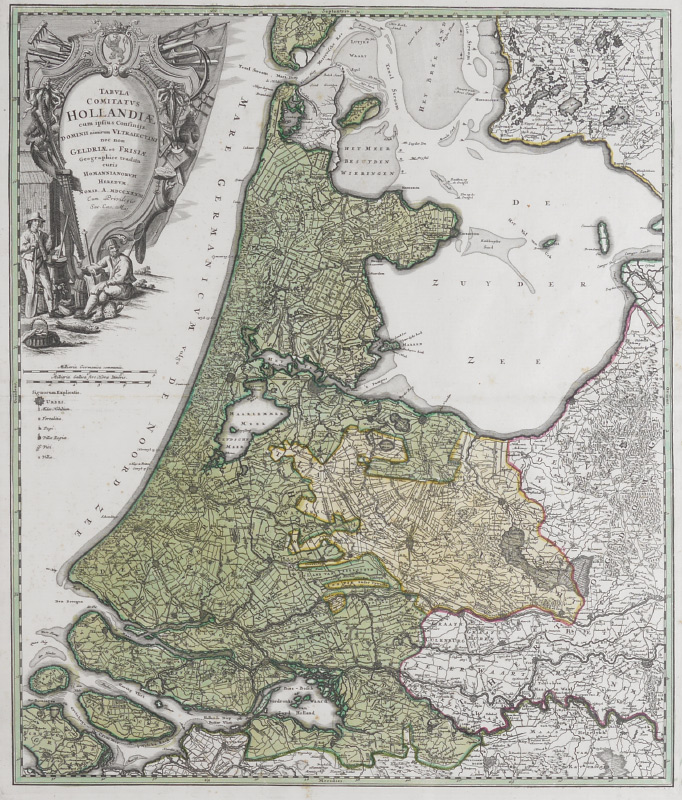 Appraisal: HOMANN Johann Baptist German - Map after Homann circa Nuremburg