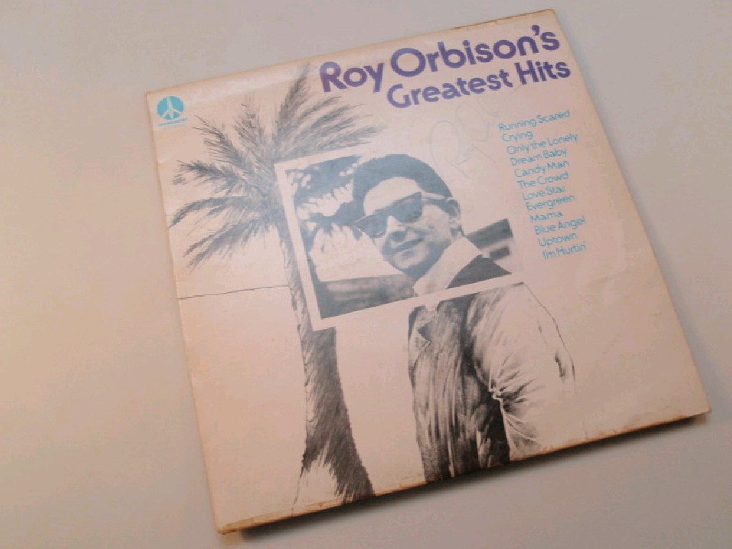 Appraisal: A signed copy of Roy Orbison's Greatest Hits