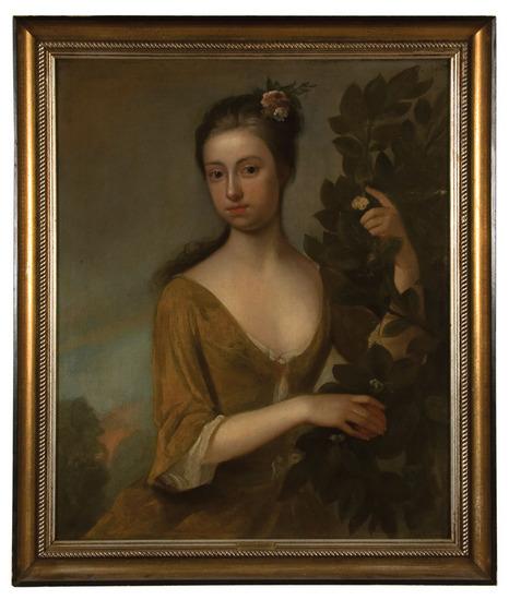 Appraisal: Attributed to Enoch Seeman c - Portrait of a lady