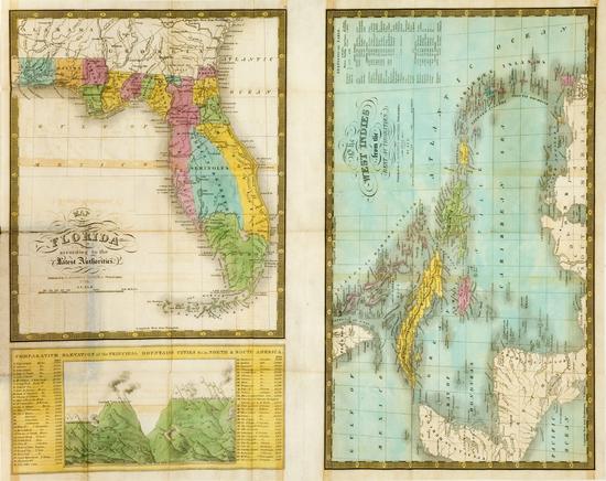 Appraisal: MITCHELL Samuel Augustus - Map of Florida according to the