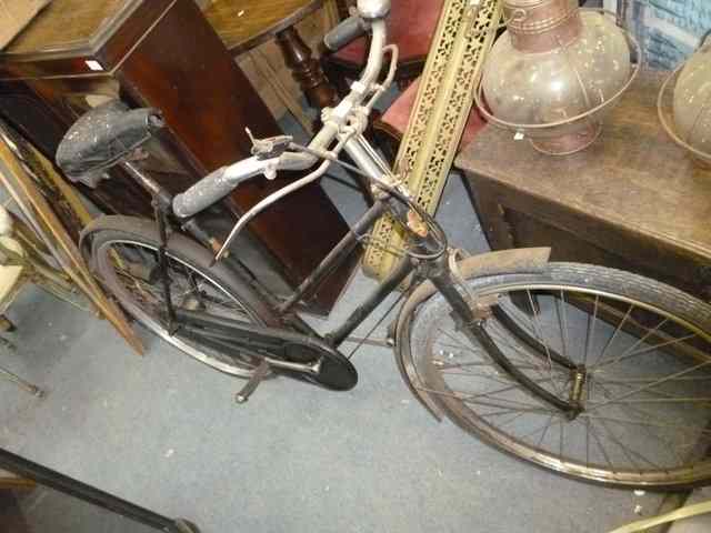 Appraisal: AN ARMSTRONG 'THE BECKER BIKE' Ladies bicycle frame No fitted