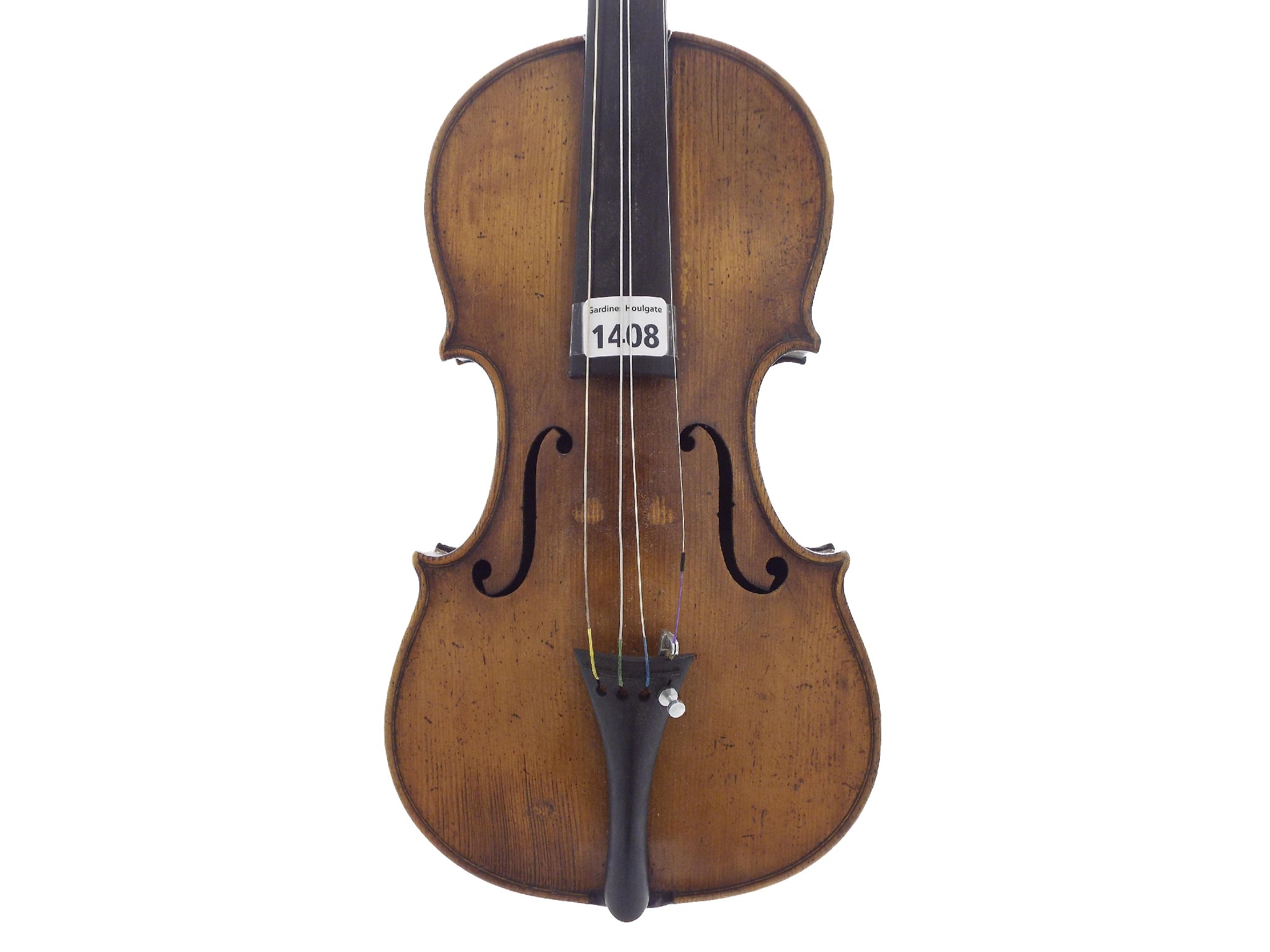 Appraisal: French violin labelled Copie d'Apres Ludovieus Campanelli Fecit Anno cm