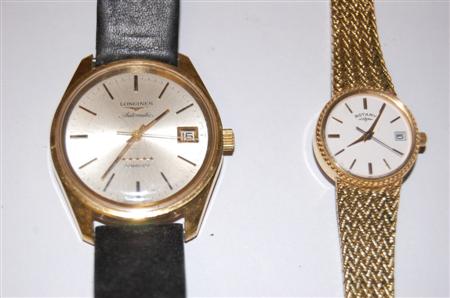 Appraisal: A collection of assorted watches to include a gold plated