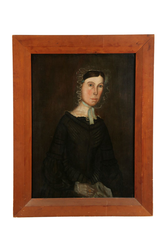 Appraisal: PORTRAIT OF A WOMAN ATTRIBUTED TO RALPH D CURTIS NEW