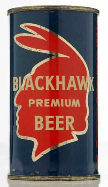 Appraisal: Blackhawk Premium Beer Flat Top Beer Can - Some small