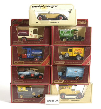 Appraisal: Matchbox Models of Yesteryear Cars and Vans - to include