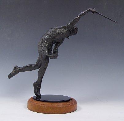 Appraisal: SCHOMBERG Auldwin Thomas American - Tennis Player ''Ace'' Bronze ''