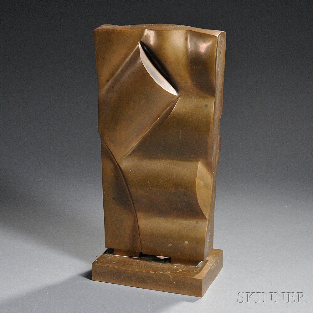 Appraisal: Augustin Filipovic Canadian - Grand Relief Sculpture Bronze Rectangular form