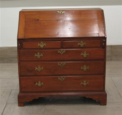 Appraisal: Chippendale cherry fall front writing desk late th century H