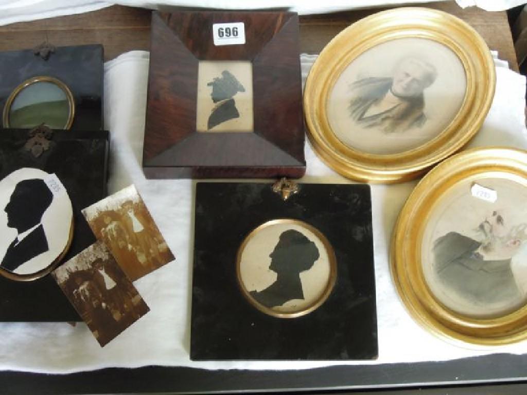 Appraisal: A collection of miniature portraits and frames including an early