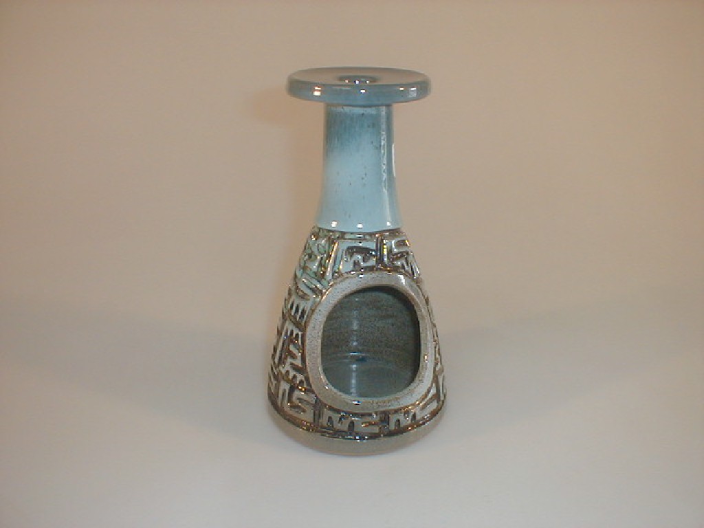 Appraisal: A Poole Pottery Atlantis lamp base designed by Carol Kellet