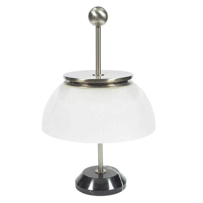 Appraisal: Sergio Mazza ''Alfa'' table lamp by Artemide black marble base