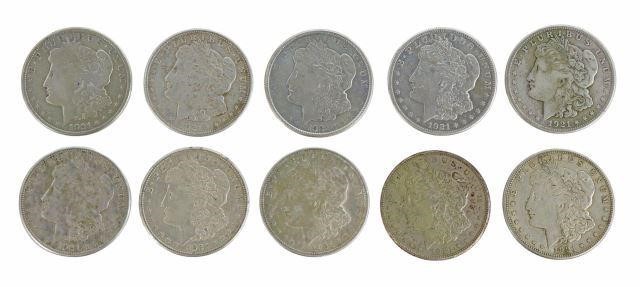 Appraisal: lot of U S Morgan silver dollars S